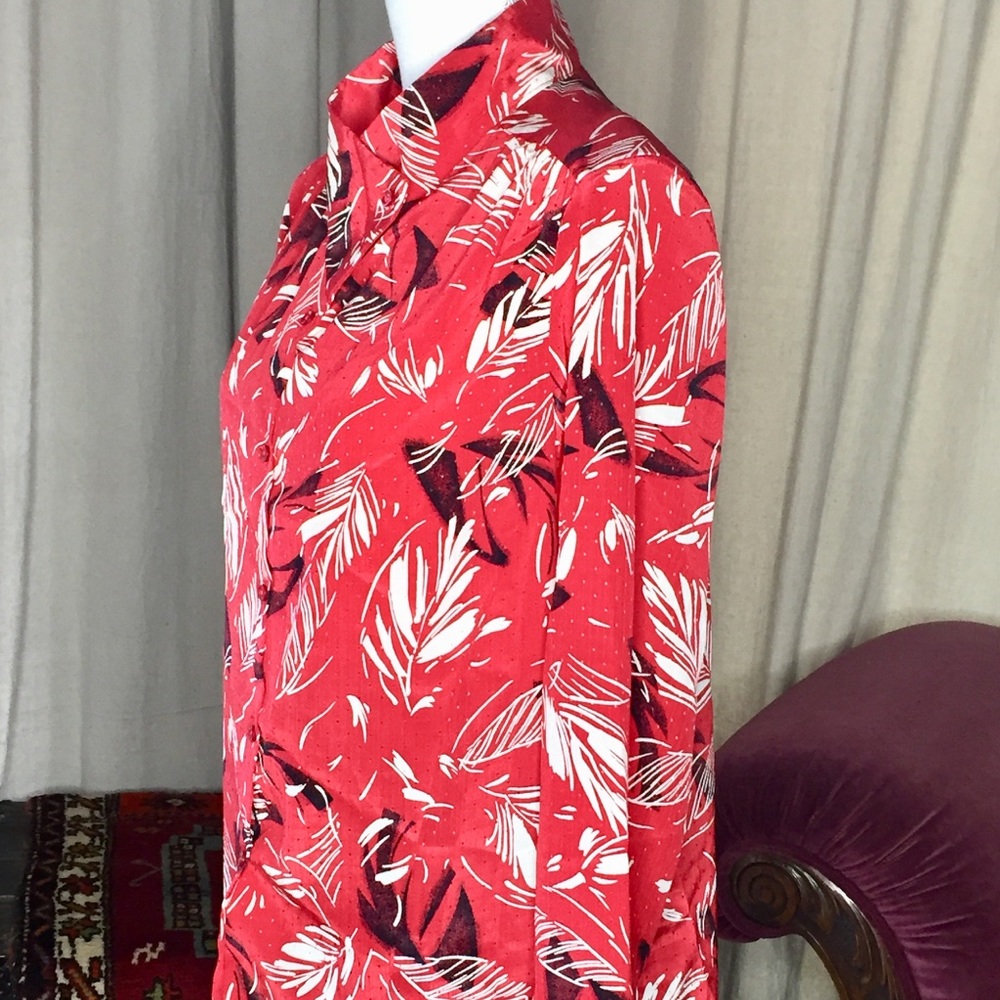 80s Silky Blouse - Picture 3 of 6